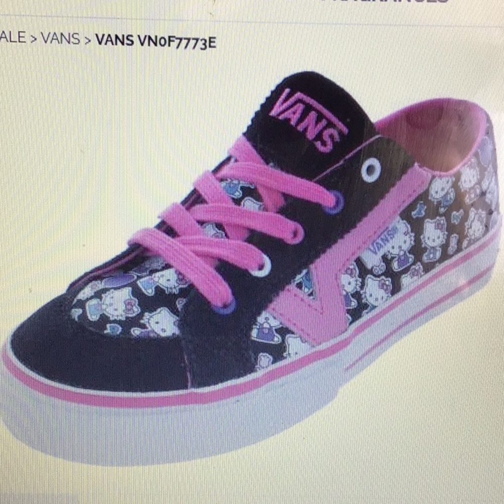 Hello Kitty Vans Z Tory size 5 US